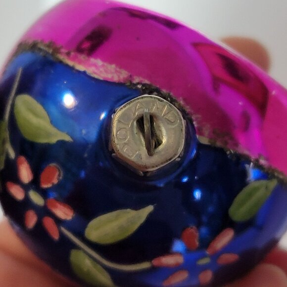 Vintage Shiny Brite Mercury Glass Atomic Flower MCM Christmas Ornament - Picture 5 of 7